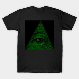 Illuminati in ASCII style T-Shirt